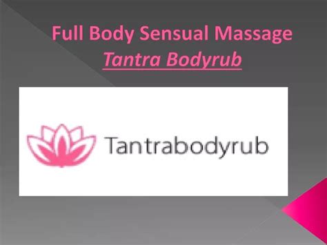 Full Body Sensual Massage Sex dating Trujillo Alto